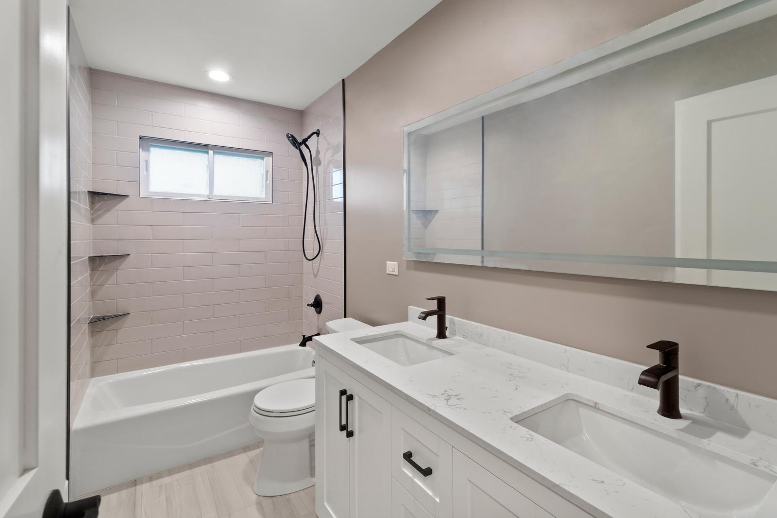 Remodeled bathroom